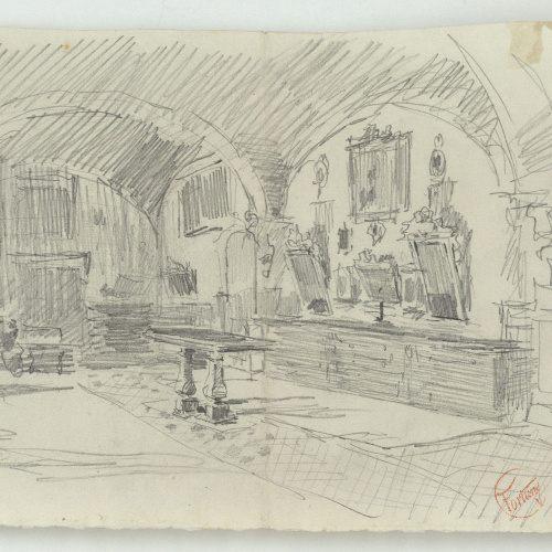 image for: Marià Fortuny - Interior de la sagristia de la Capella Reial de Granada - Cap a 1870-1872