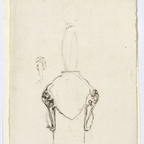 image for: Marià Fortuny - Pom i guarnició d&#039;una espasa d&#039;estil musulmà - Cap a 1870-1872