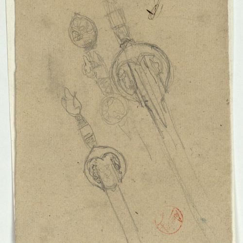 image for: Marià Fortuny - Espases d&#039;estil musulmà - Cap a 1870-1872