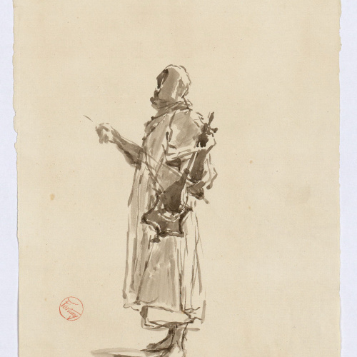 image for: Marià Fortuny - Estudi per al quadre «Músics àrabs» - Cap a 1872