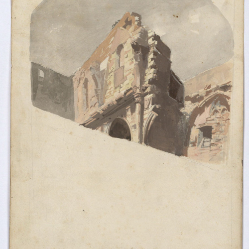 image for: Marià Fortuny - Ruïnes d&#039;un edifici gòtic. Església del Carme - Cap a 1856-1858