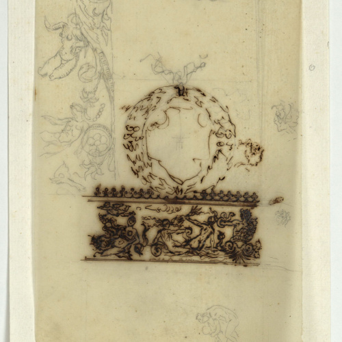 image for: Marià Fortuny - Calc de motius ornamentals d&#039;estil renaixentista - Cap a 1863-1872