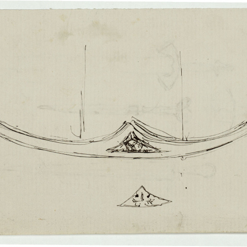 image for: Marià Fortuny - Apunt d&#039;espases i un punyal (anvers) / Guardamà d&#039;espasa (revers) - Cap a 1870-1872 [1]