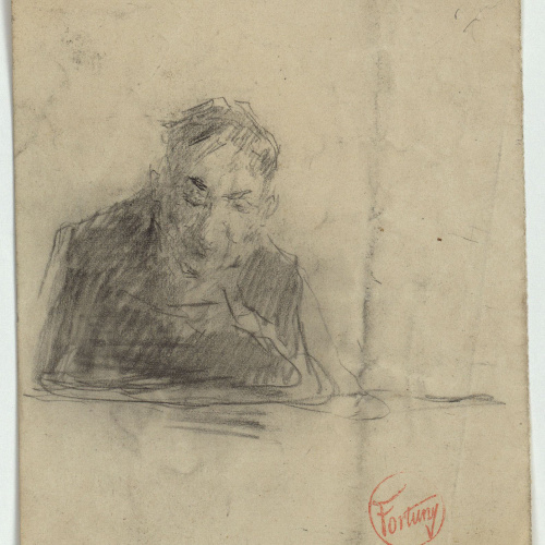 image for: Marià Fortuny - Bust d&#039;home - Cap a 1863-1867