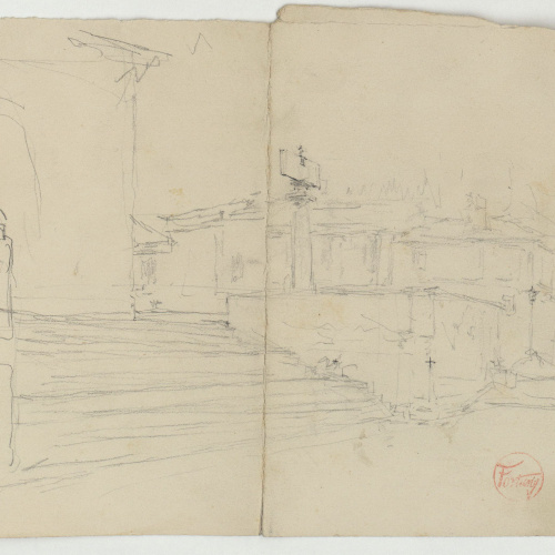 image for: Marià Fortuny - Paisatge urbà - Cap a 1867-1872