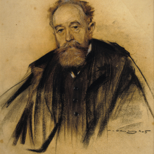 image for: Ramon Casas - Retrat d&#039;Aureliano de Beruete - 1905