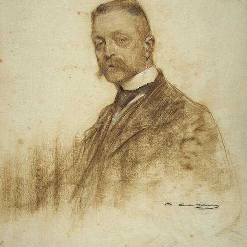 image for: Ramon Casas - Retrat d&#039;Émile Bertaux - Cap a 1904-1905 [?]