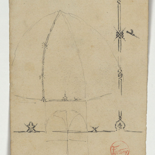 image for: Marià Fortuny - Decoració d&#039;una cúpula d&#039;estil musulmà - Cap a 1860-1862