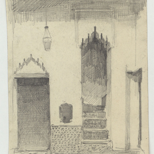 image for: Marià Fortuny - Interior d&#039;una casa d&#039;estil musulmà - Cap a 1860