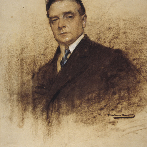 image for: Ramon Casas - Retrat d&#039;Enric Borràs - Cap a 1904-1905