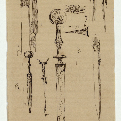 image for: Marià Fortuny - Punyals i dagues - Cap a 1867-1872