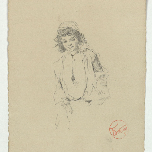 image for: Marià Fortuny - Jove marroquí - Cap a 1860-1862