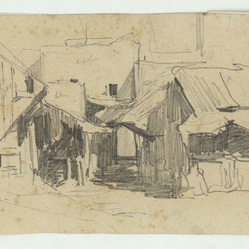 image for: Marià Fortuny - Carrer marroquí - Cap a 1860-1862