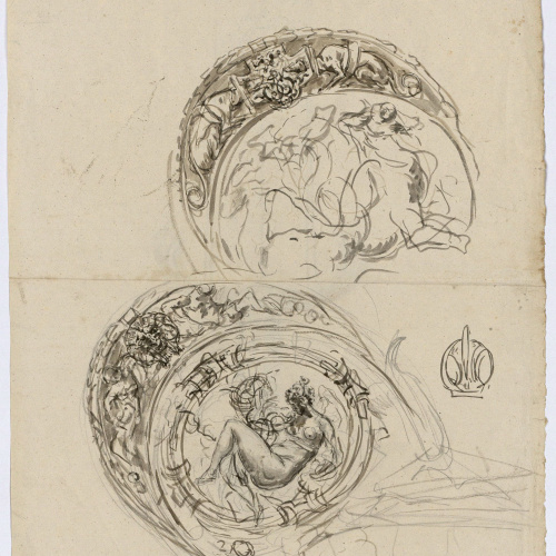 image for: Marià Fortuny - Espasa d&#039;estil renaixentista (anvers) / Cascs d&#039;estil renaixentista (revers) - Cap a 1867-1872 [1]