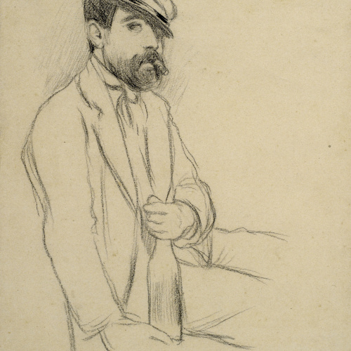 image for: Santiago Rusiñol - Retrat d'home - Cap a 1895-1897