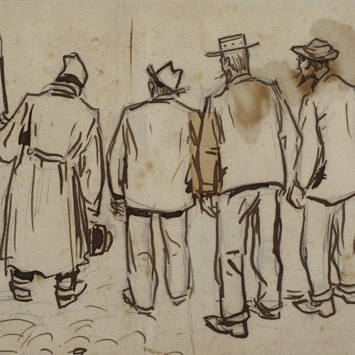 image for: Ramon Casas - El sereno, Ramon Casas, Raimon Casellas i Santiago Rusiñol - 1892