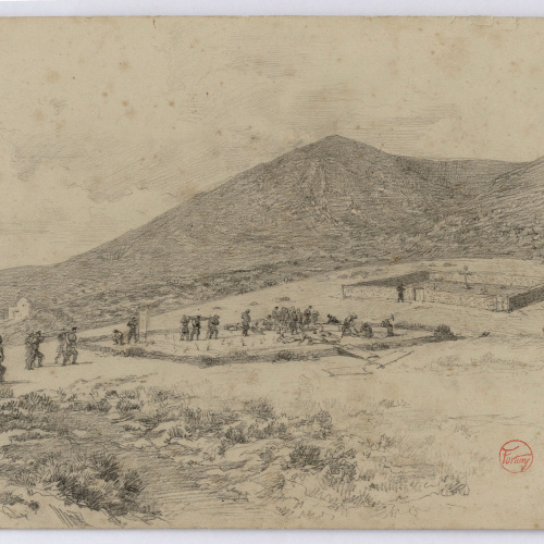 image for: Marià Fortuny - El cementiri cristià de Tetuan - Cap a 1860-1862