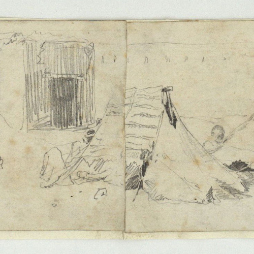 image for: Marià Fortuny - Campament marroquí - Cap a 1860-1862