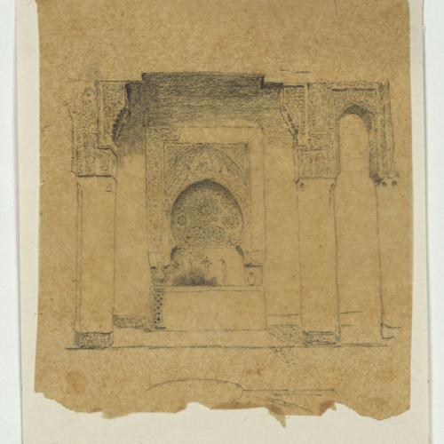 image for: Marià Fortuny - Calc d&#039;una font d&#039;estil musulmà - Cap a 1870-1872