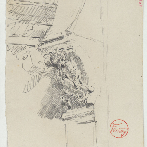 image for: Marià Fortuny - Capitell d&#039;estil musulmà - Cap a 1860-1862
