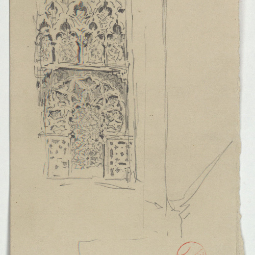 image for: Marià Fortuny - Portada d&#039;estil musulmà - Cap a 1870-1872