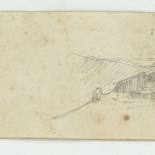image for: Marià Fortuny - Genets marroquins (anvers) / Paisatge (revers) - Cap a 1860-1862 [1]