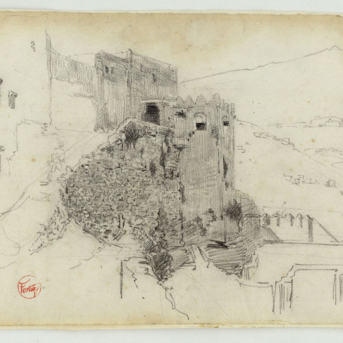 image for: Marià Fortuny - Alcassaba de Tetuan - 1860