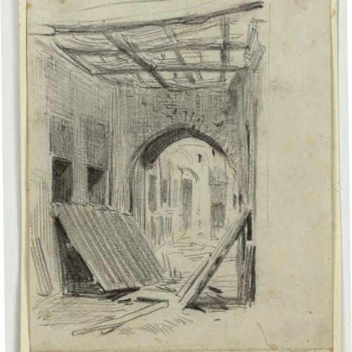 image for: Marià Fortuny - Calle de los Perfumistas en Tetuán - Cap a 1860