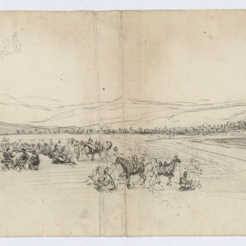 image for: Marià Fortuny - La conferència de pau del 23 de febrer de 1860 - 1860