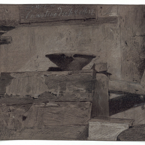 image for: Marià Fortuny - Interior d&#039;un taller romà - Cap a 1860-1867