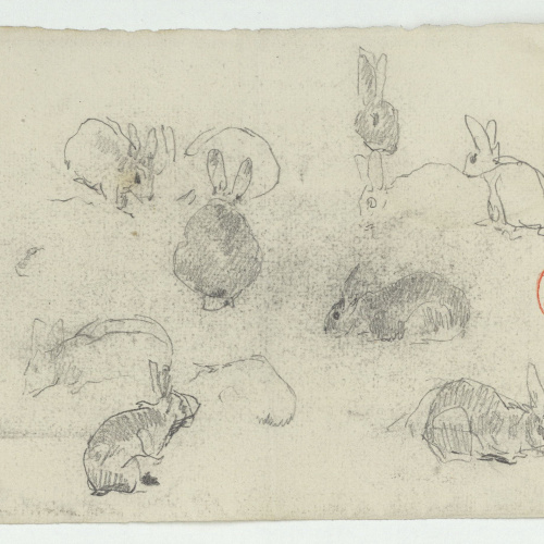 image for: Marià Fortuny - Estudi per al quadre «Dinar a l&#039;Alhambra» - Cap a 1871