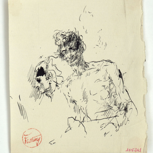 image for: Marià Fortuny - Estudi per al quadre «Estudi de vell» - Cap a 1870