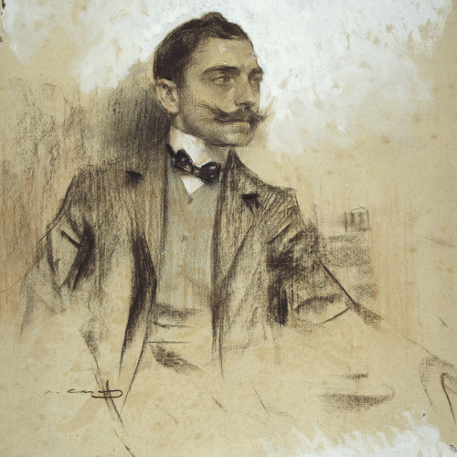 image for: Ramon Casas - Retrat de Manuel Benedito - 1904