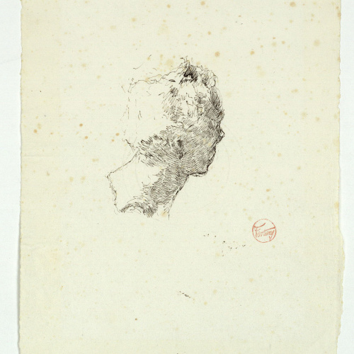 image for: Marià Fortuny - Retrat de Vincenzo Gemito - Cap a 1874