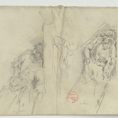 image for: Marià Fortuny - Estudi per al quadre «L&#039;Ajuntament vell de Granada» - Cap a 1872
