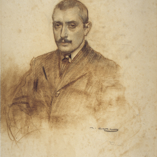 image for: Ramon Casas - Retrat de Salvador Alarma - Cap a 1906-1908