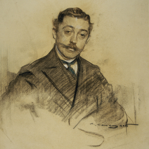 image for: Ramon Casas - Retrat de Fernando Álvarez de Sotomayor - 1905