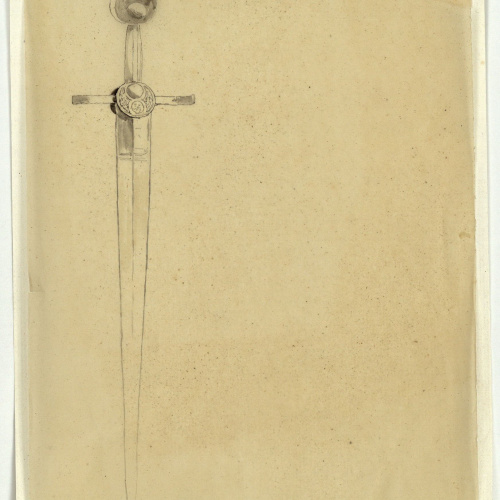 image for: Marià Fortuny - Calc [?] d&#039;espasa d&#039;estil musulmà - Cap a 1870-1872
