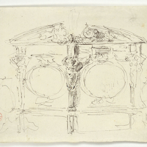 image for: Marià Fortuny - Ornament arquitectònic - Cap a 1867-1870