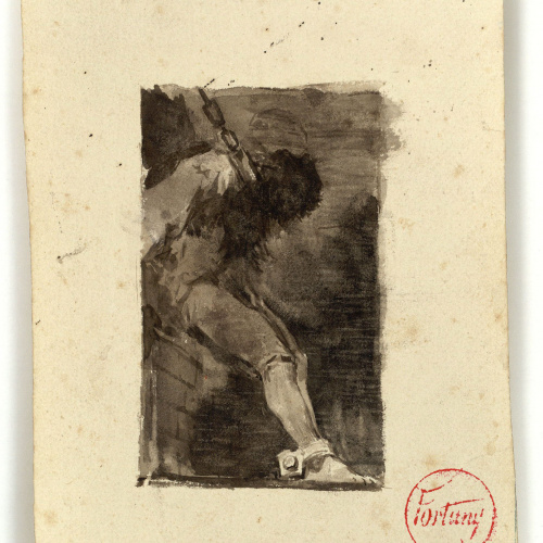 image for: Marià Fortuny - Presoner (còpia d&#039;un dibuix de Goya) - Cap a 1868