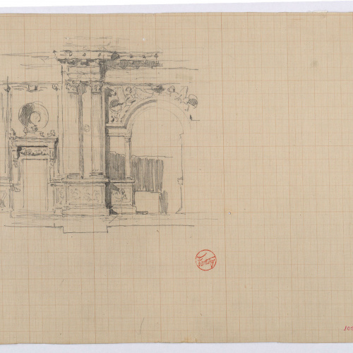 image for: Marià Fortuny - Palau de Carles V a l&#039;Alhambra de Granada - Cap a 1870-1872