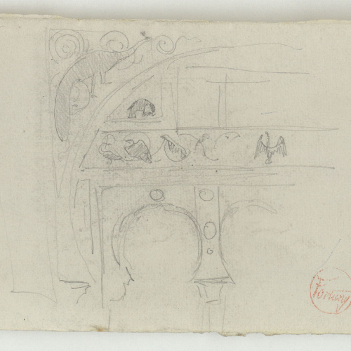 image for: Marià Fortuny - Detall d&#039;una portada d&#039;estil musulmà - Cap a 1868-1872