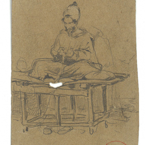 image for: Marià Fortuny - Artesà marroquí - Cap a 1860-1862