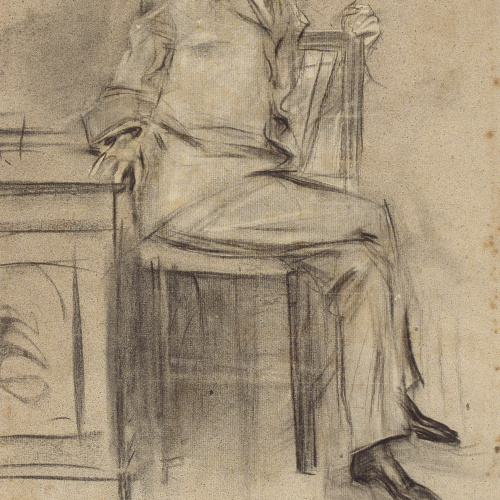 image for: Ramon Casas - Retrat de Modesto Sánchez Ortiz - Cap a 1897-1899