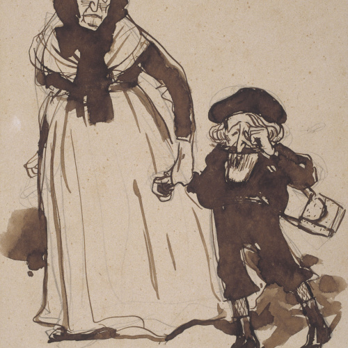 image for: Ramon Casas - El noy de «La mare» (caricatura de Santiago Rusiñol) - 1907