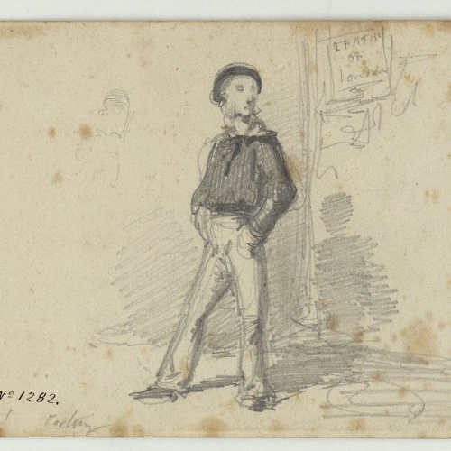 image for: Marià Fortuny - Mariner anglès - Cap a 1856-1858