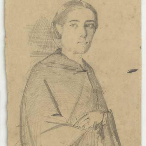 image for: Marià Fortuny - Retrat femení - Cap a 1856-1858