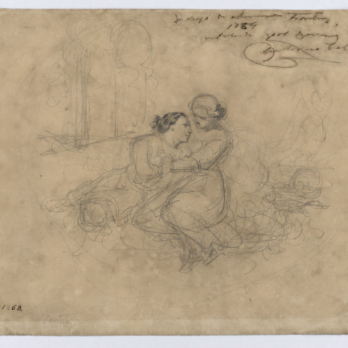 image for: Marià Fortuny - Parella - Cap a 1857