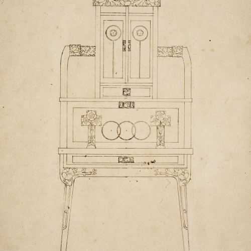 image for: Gaspar Homar - Armari escriptori - Cap a 1900