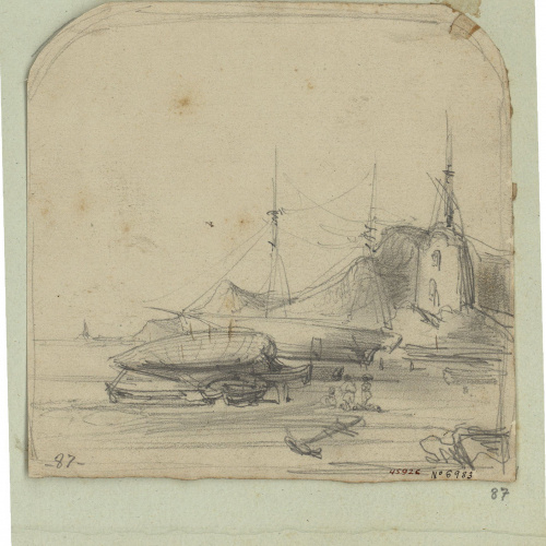image for: Marià Fortuny - Vista marítima - Cap a 1853-1856
